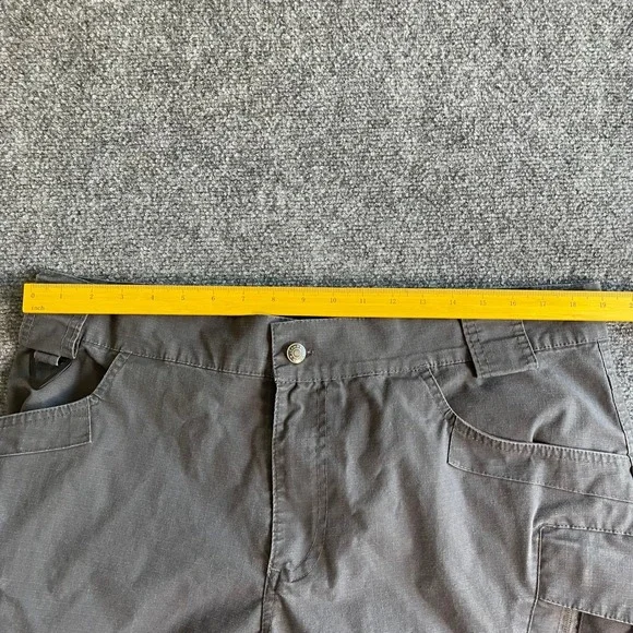LA Police Gear Mens Tactical Cargo Shorts Charcoal Gray Ripstop XXL 38 Waist - Picture 3 of 6